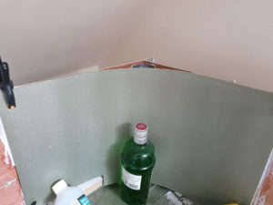 how to make curved corners for a backscene