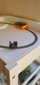 table with N or 009 train