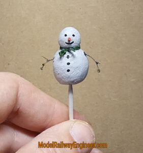model snowman