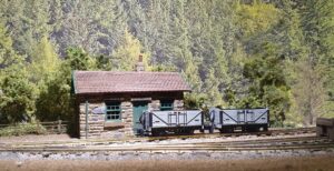model train building